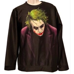 The Joker The Eyes Follow You‎ Black, Long Sleeve Shirt, XL Batman, Dark Knight